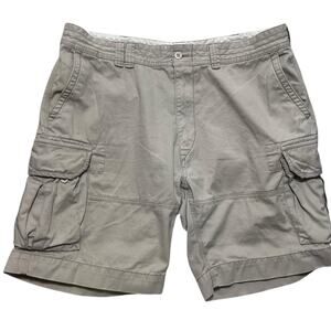 Polo Ralph Lauren Men‎ Cargo Shorts 42 Beige Outdoor Utility Rugged Hike Classic